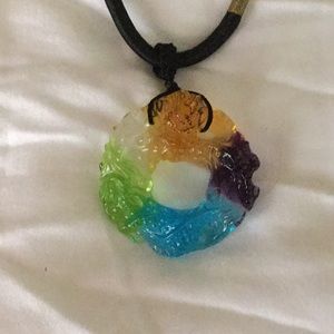 Authentic Liuli Fang Glass Necklace